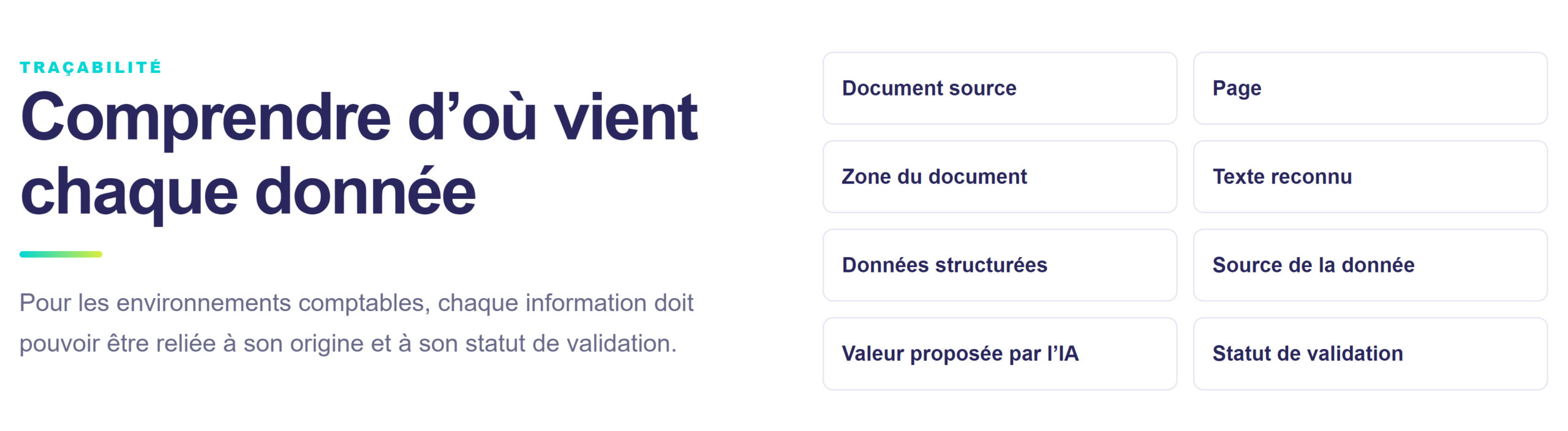 Comprendre d’où vient chaque donnée